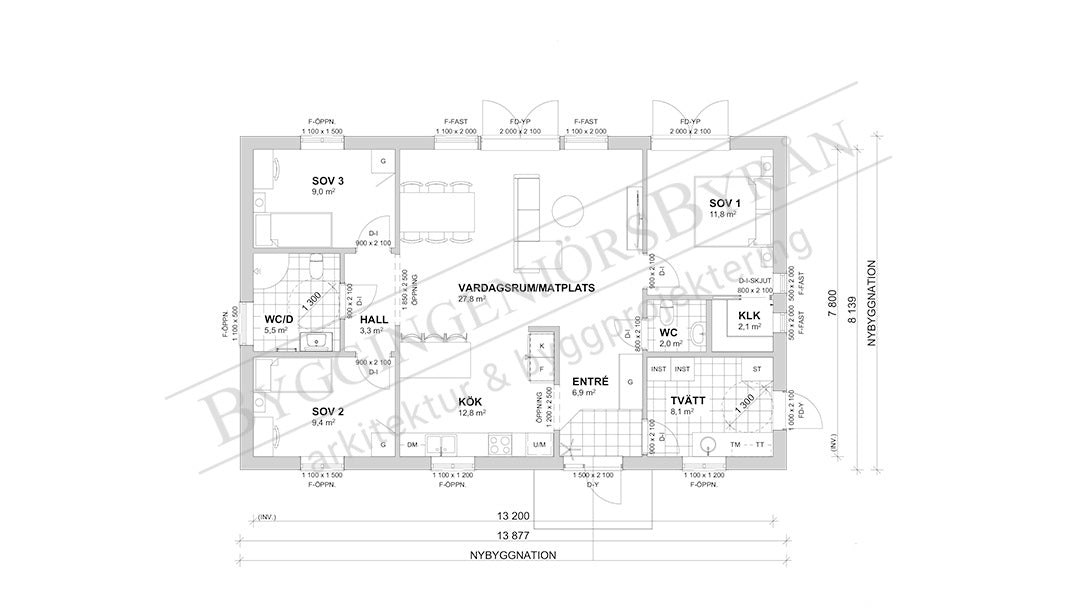 Villa Familj Klassisk